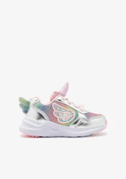 Best Sale Zapatillas Unicornio Con Luces Plata Zapatillas Con Luces|Zapatillas