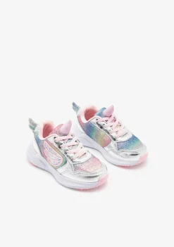 Best Sale Zapatillas Unicornio Con Luces Plata Zapatillas Con Luces|Zapatillas