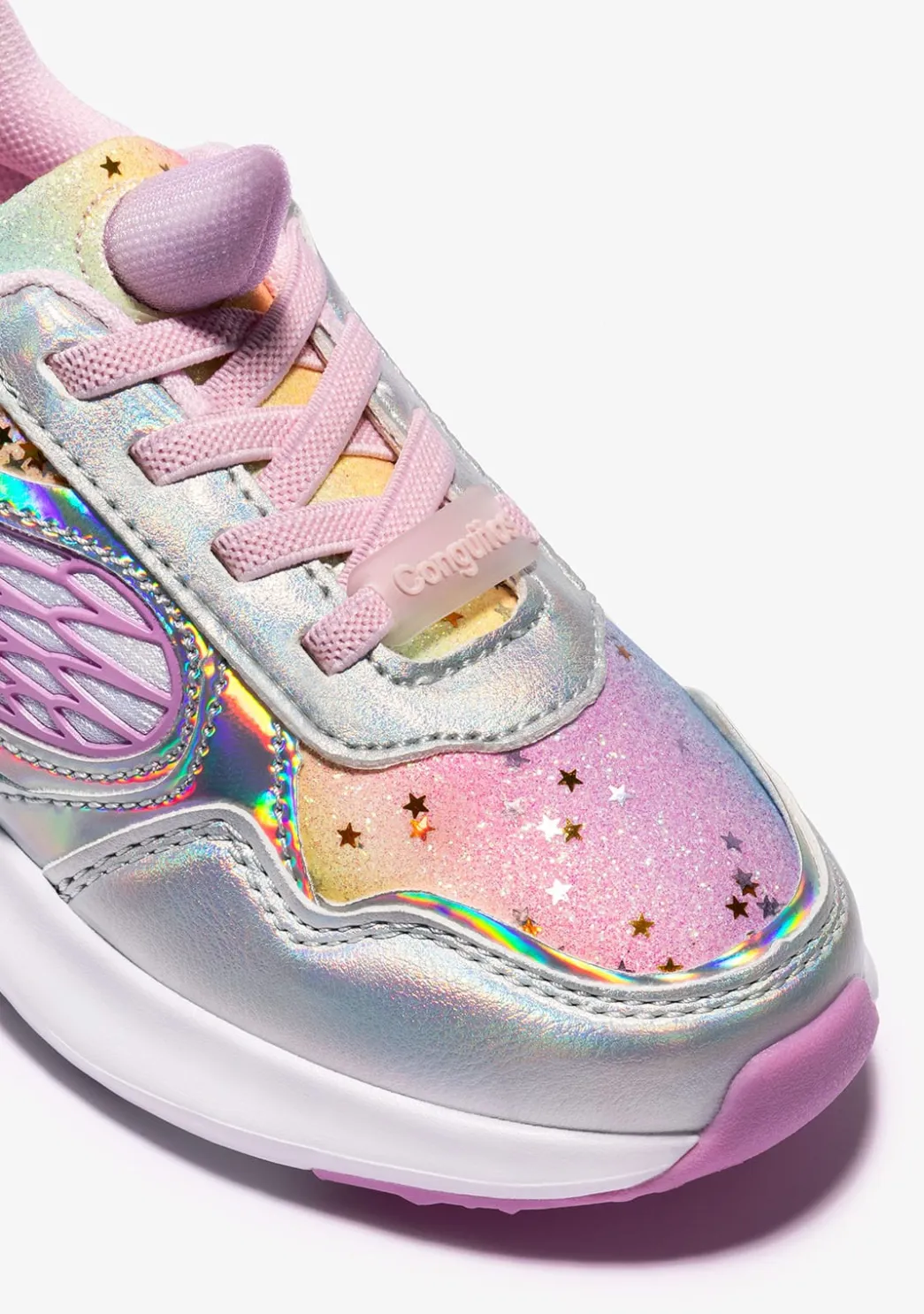 Best Sale Zapatillas Unicornio Glitter Con Luz Metalizado Zapatillas Con Luces|Zapatillas