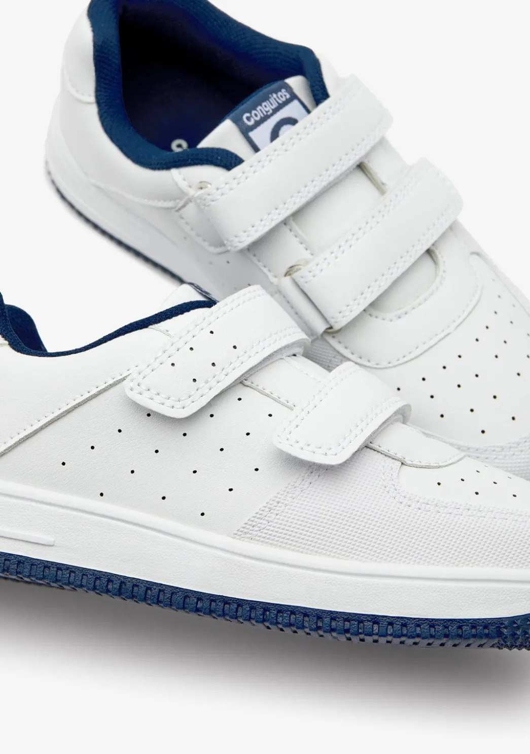 Online Zapatillas Unisex Blanco / Azul Marino Colegiales|Zapatillas