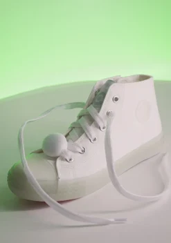 Flash Sale Zapatillas Unisex Cordones Con Luz Lona Blanco Zapatillas Con Luces|Zapatillas