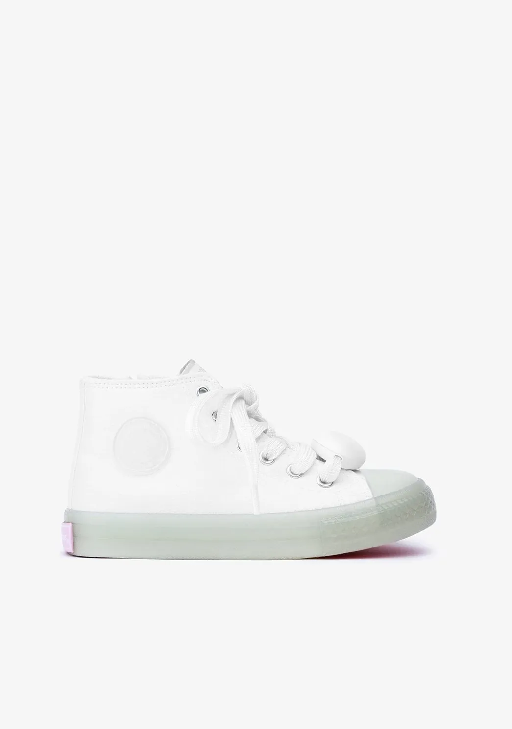 Flash Sale Zapatillas Unisex Cordones Con Luz Lona Blanco Zapatillas Con Luces|Zapatillas