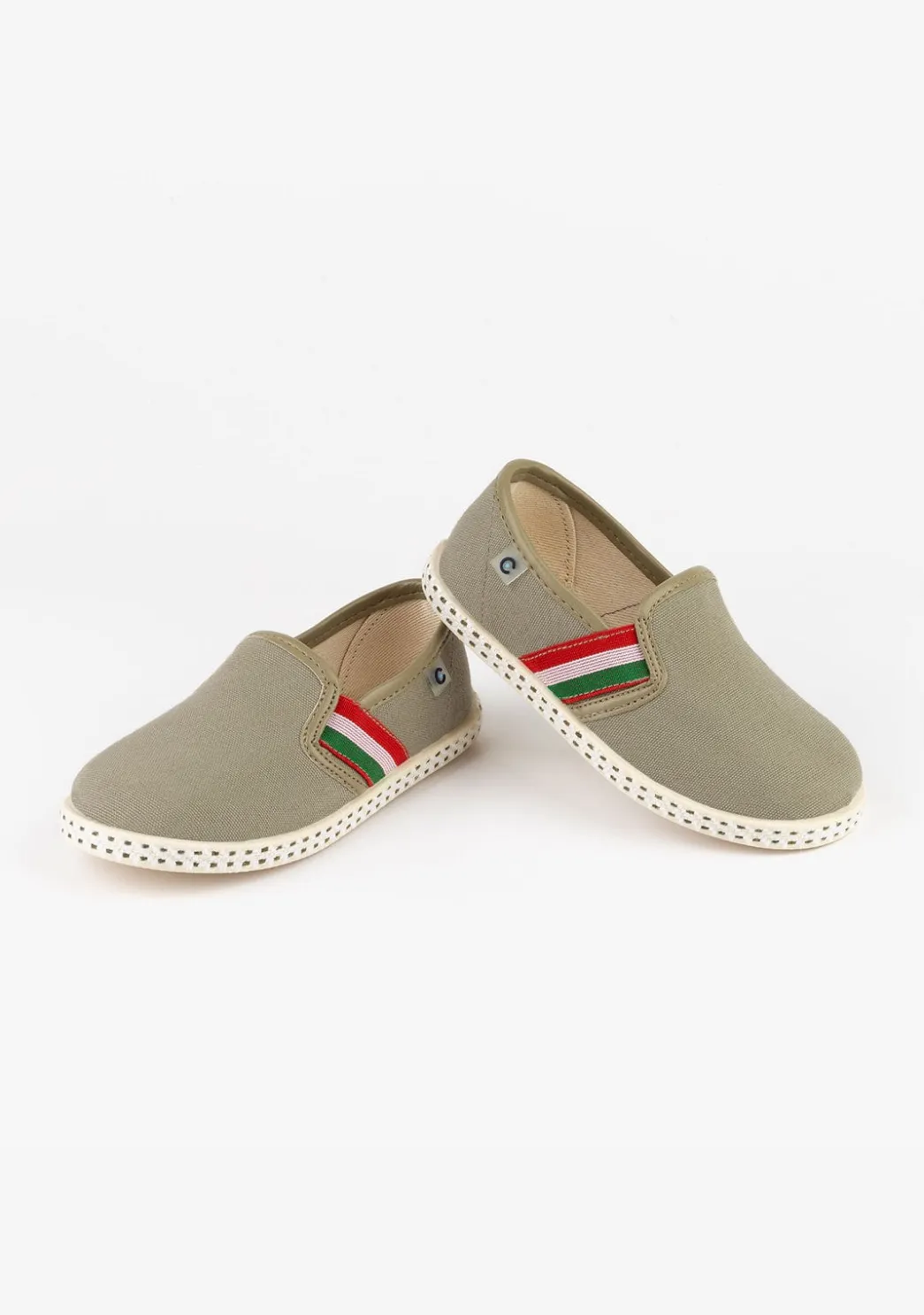 Cheap Zapatos De Niño Lona Kaki Zapatillas