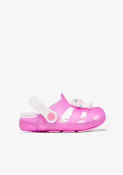 Best Sale Zuecos Unicornio Con Luces Rosa Sandalias|Sandalias